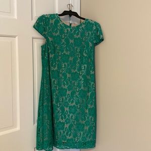 Green Lace Dress - size 10